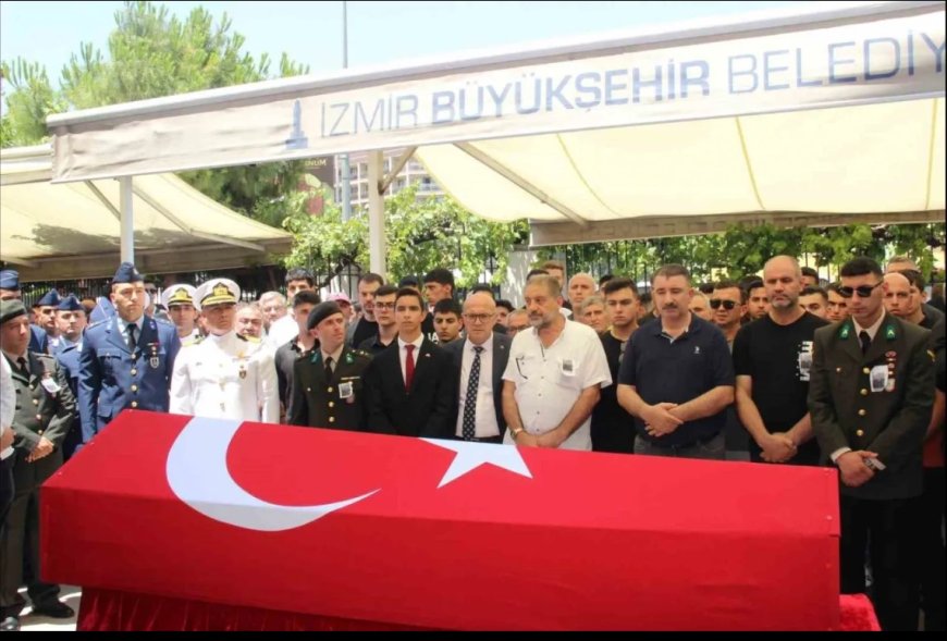 Kalbine Yenik Düşen Kahraman: Astsubay Hasan Çoban İzmir’de Uğurlandı