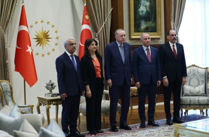 Erdoğan ve DEM Parti Heyeti Beştepe’de Bir Araya Geldi