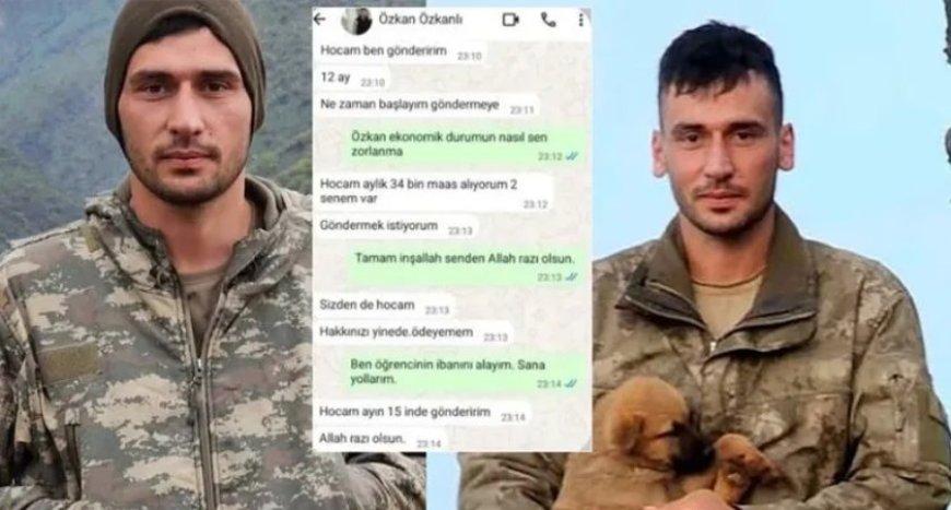 Şehit Özkan Özkanlı’nın Mesajı Türkiye’yi Ağlattı: Bir Yetime Destek Olduğu Ortaya Çıktı