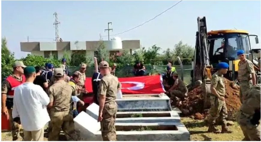 Şehit Jandarma Çavuş Mustafa Zamkı’nın Naaşı 67 Yıl Sonra Memleketine Uğurlandı