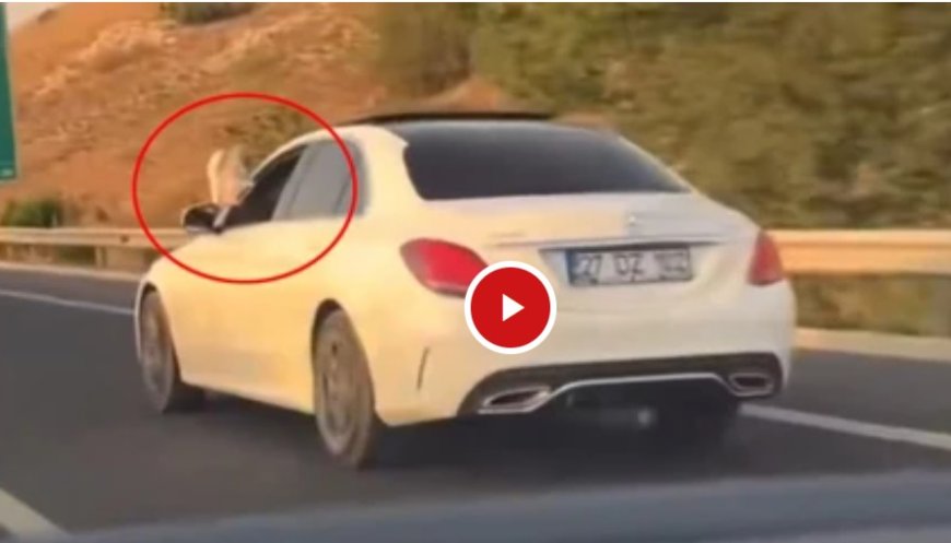 Ayaklarını Camdan Çıkararak Araç Süren Kişi Başsavcı Çıktı