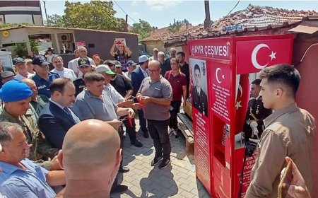 Şehit Üsteğmen Tuğrul Özsu’nun Anısı Hayır Çeşmesiyle Yaşatılıyor