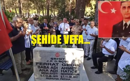 Şehit Ferhat Gedik, Hatay’da Dualarla Anıldı
