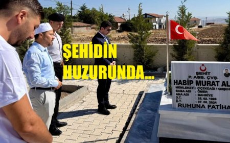 Şehit Habip Murat Alp’in Anısı Çiçekdağı’nda Yaşatılıyor