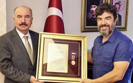 15 Temmuz Gazisine Devlet Övünç Madalyası Takdim Edildi