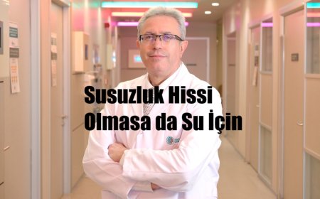 Susuzluk Hissi Olmasa da Su İçin: Dehidratasyon Hayati Risk Taşıyabilir