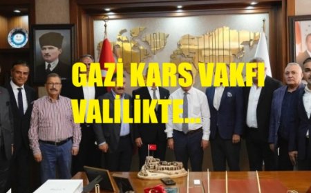 Başkan Senger, Gazi Kars Vakfı Heyetini Ağırladı