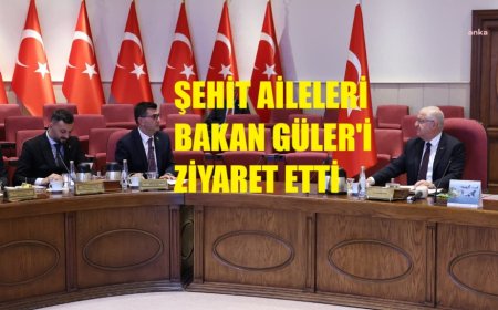 Bakan Güler, Şehit Aileleri ve Gaziler Derneği Heyetini Kabul Etti