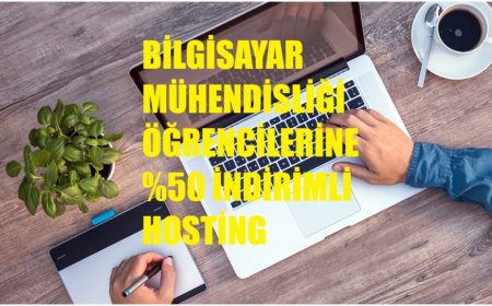 Bilgisayar Mühendisliği Öğrencilerine Yüzde 50  İndirimli Hosting