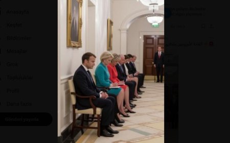 Avrupa Liderleri Oval Ofis Önünde Beklerken Görüntülendi