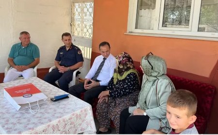 Lüleburgaz Kaymakamı’ndan Şehit Ailesine Ziyaret