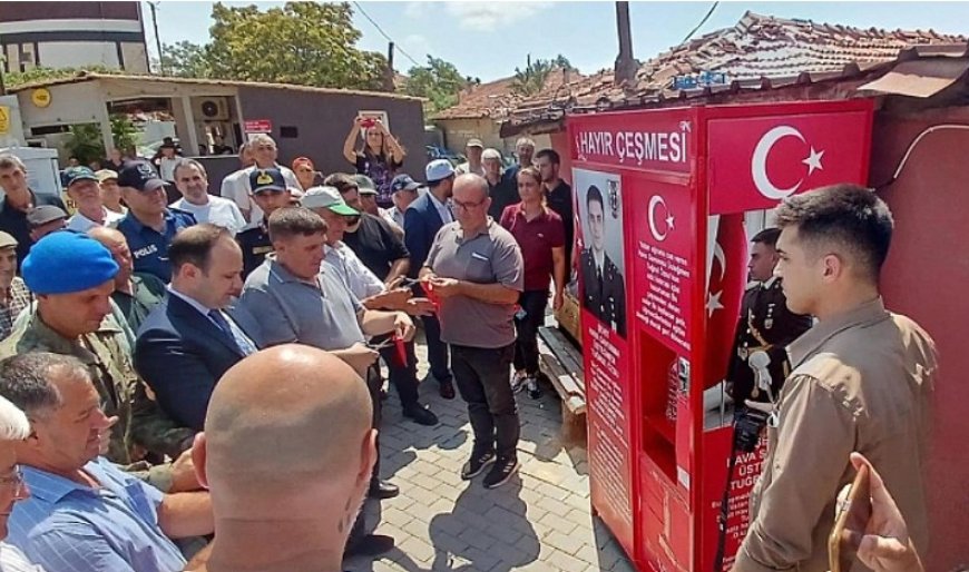 Şehit Üsteğmen Tuğrul Özsu’nun Anısı Hayır Çeşmesiyle Yaşatılıyor