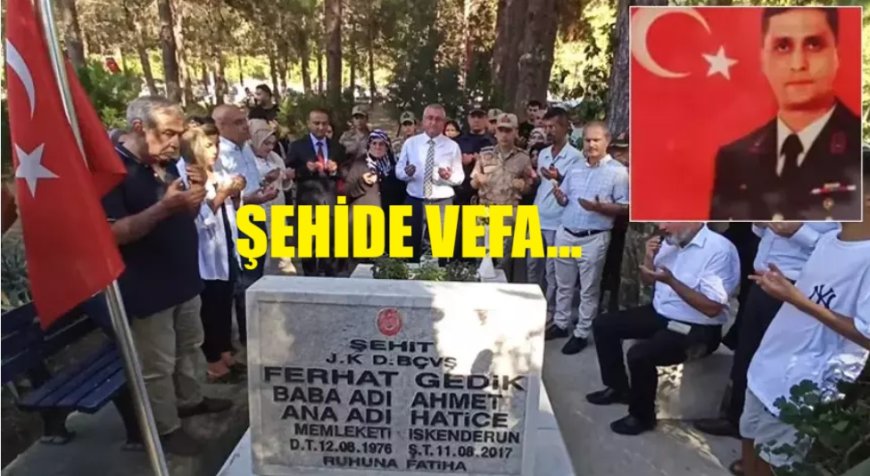 Şehit Ferhat Gedik, Hatay’da Dualarla Anıldı