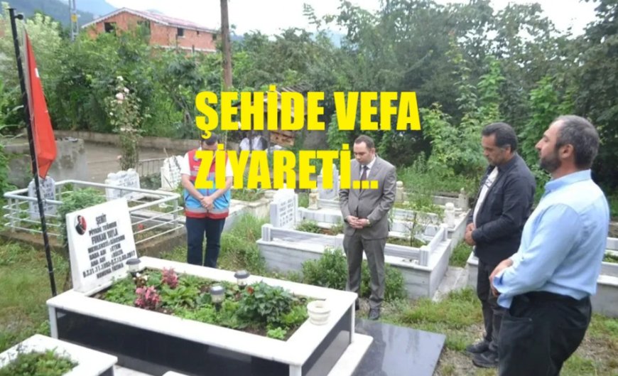 Çanakçı Kaymakamı Sıddık Çıvracı’dan Şehit ve Gazi Ailelerine Vefa Ziyareti