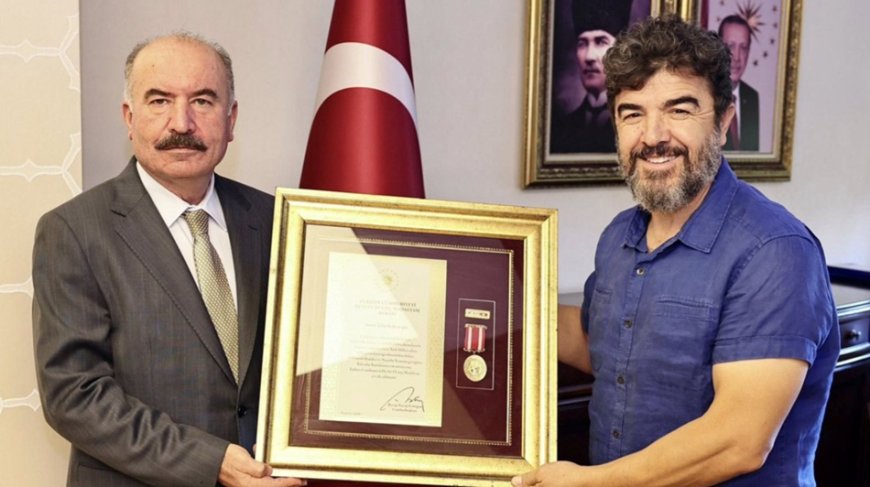15 Temmuz Gazisine Devlet Övünç Madalyası Takdim Edildi