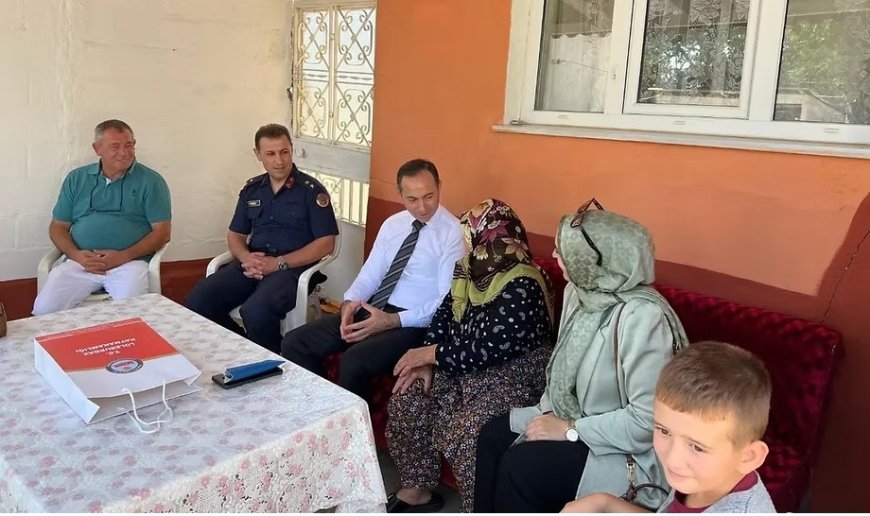 Lüleburgaz Kaymakamı’ndan Şehit Ailesine Ziyaret