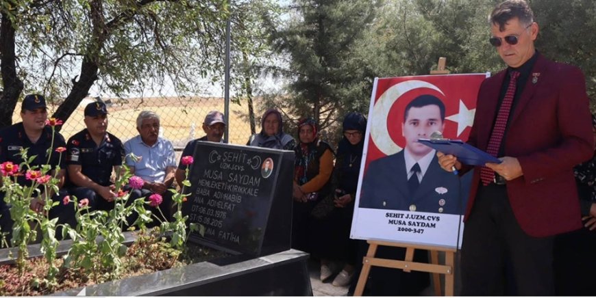 Şehit Musa Saydam, şahadetinin 10. yılında Kırıkkale’de dualarla anıldı