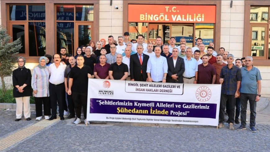 Bingöl’den Yola Çıkan Şehit Yakınları ve Gaziler 4 Kenti Gezecek