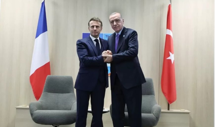 Erdoğan ve Macron’dan Barış ve Güvenlik Vurgusu