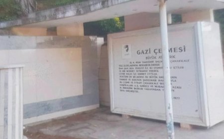İlçe Başkanı Akgün, Gazi Çeşmesi’nin durumuna dikkat çekti