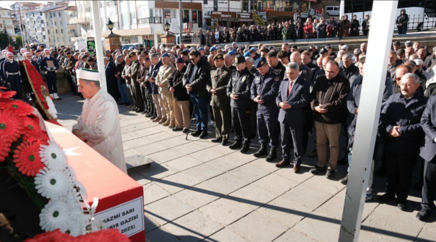 Yozgat’ta vefa seli: Kıbrıs Gazisi Nazmi Sarı dualarla uğurlandı