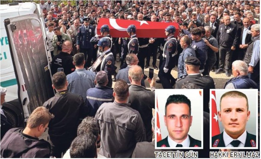 Sakarya’daki kazada şehit düşen iki astsubaya veda: Türkiye iki kentte aynı acıda buluştu