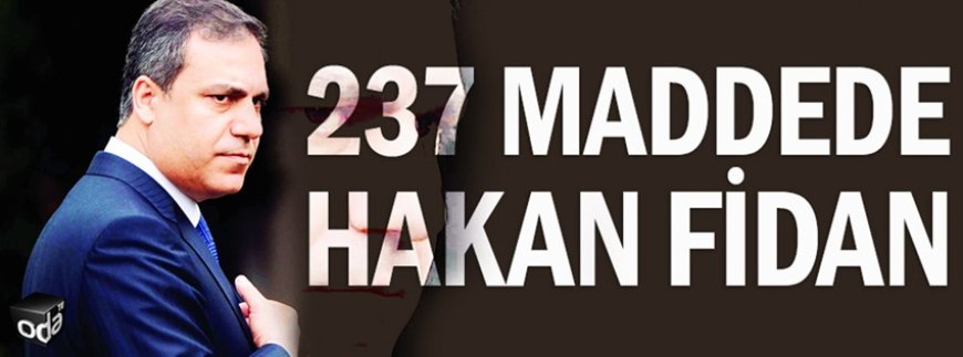 Hakan Fidan'ın MİT Müsterşarlığı döneminde gerçekleşen 237 terör olayı