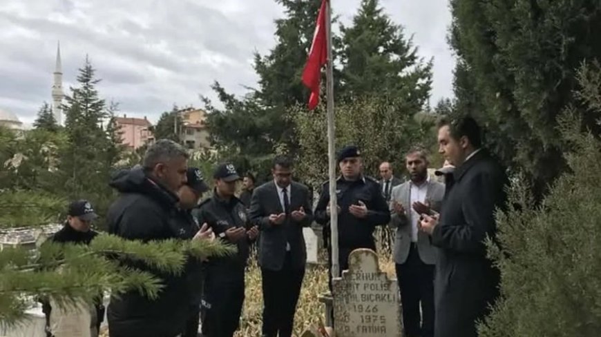 49 Yıl Sonra Saygıyla Anıldı: İzmir’de Şehit Düşen Polis İsmail Bıçaklı, Gelendost’ta Dualarla Yâd Edildi