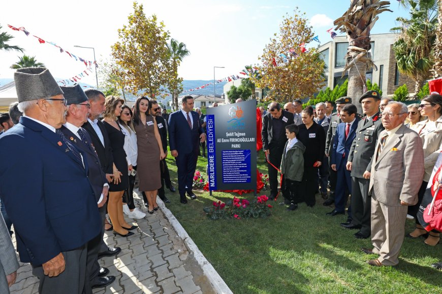 Şehit Teğmen Ali Emre Fırıncıoğulları’nın adı Narlıdere’de parkla yaşatılacak