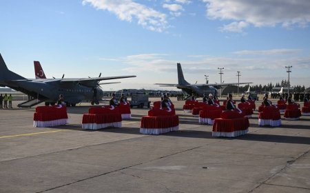 Gürcistan'da şehit olan 20 asker için Mürted'de tören: Memleketlerine uğurlandılar