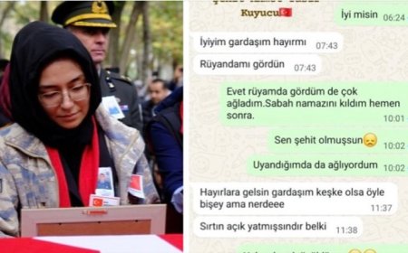 Şehit Ahmet Yasir Kuyucu'nun kız kardeşinin rüyası acıyı katladı