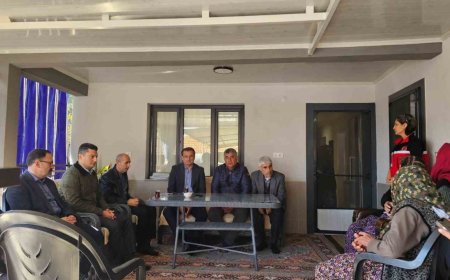 Kaymakam Güldoğan’dan Görev Başında Şehit Olan Polisin Ailesine Ziyaret