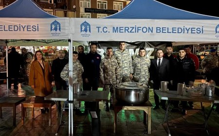 Amasya Merzifon’da Şehit Mehmetçikler İçin Mevlid Okutuldu, Helva İkram Edildi