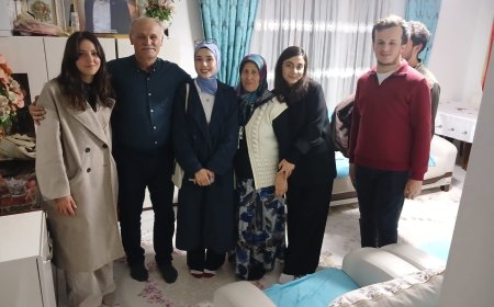 Gümüşhane Üniversitesi öğrencileri Şehit Necmettin Yılmaz’ın ailesini ziyaret etti