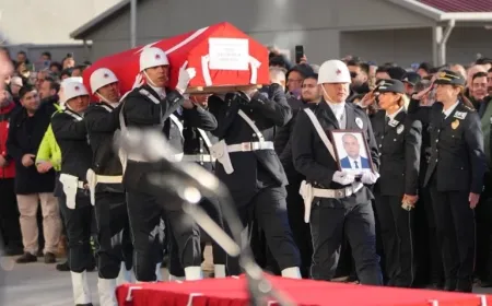 Yalova'da şehit polisler için tören: Üç kahraman uğurlandı
