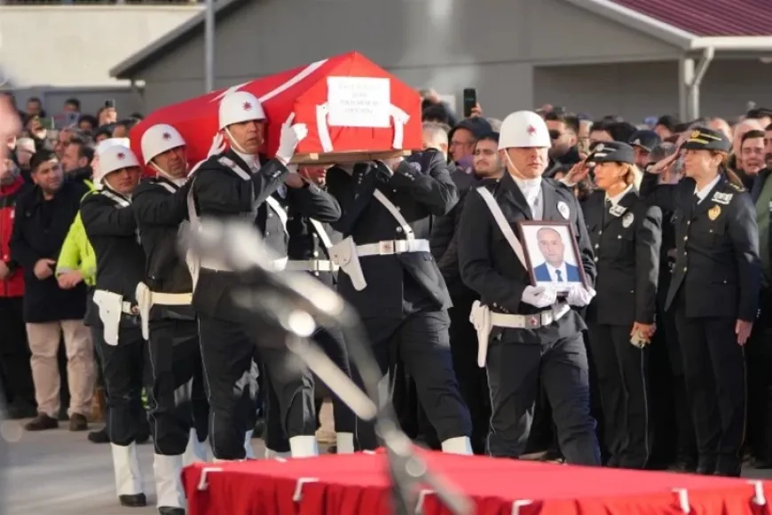 Yalova'da şehit polisler için tören: Üç kahraman uğurlandı