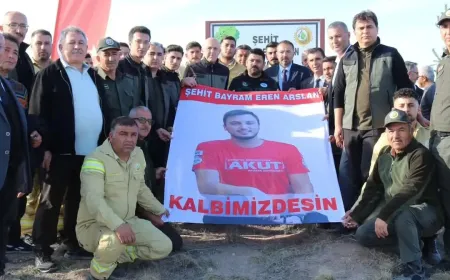Şehit Bayram Eren Arslan’ın adı Mamak’ta yaşayacak