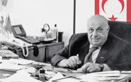 KKTC Kurucu Cumhurbaşkanı Rauf Raif Denktaş özlemle anılıyor