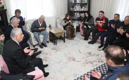 Vali Makas’tan şehit ailesine vefa: İlk ziyaret Akçakoca’ya