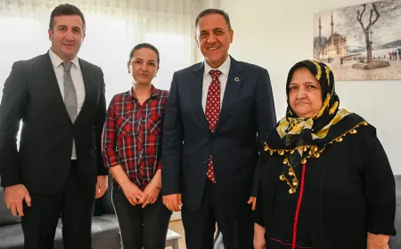 Yalova Valisi Dr. Ahmet Hamdi Usta’dan şehit ve gazi ziyareti