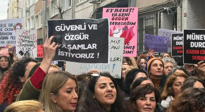 Khokimova cinayetine büyük öfke: Kadınlar Şişli'de sokağa çıktı