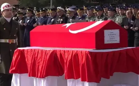 Balıkesir'de F-16 uçağı düştü: Şehit Binbaşı Bolat son yolculuğuna uğurlandı