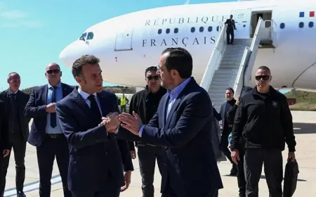 Macron ve Miçotakis Kıbrıs'ta: Doğu Akdeniz'de güvenlik zirvesi