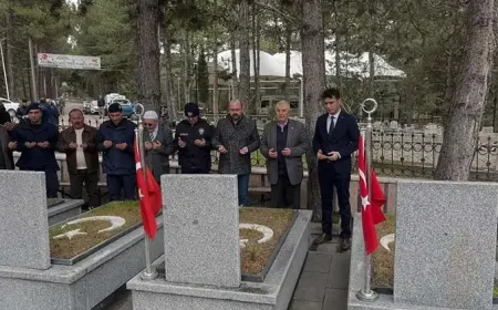 Şehit Hava Pilot Teğmen Yavuz Eracar Tosya'da dualarla anıldı