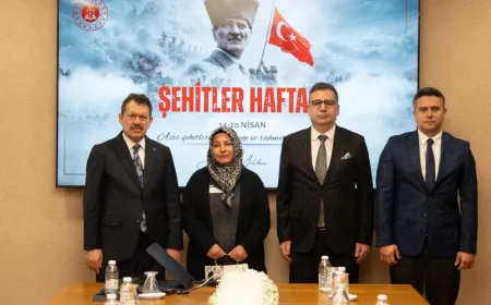 İzmir Adliyesinde Şehitler Haftası: Şehit yakınları ağırlandı