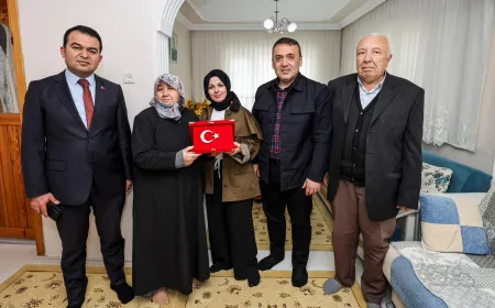Bilecik Valisi Sözer’den şehit ailesine ziyaret