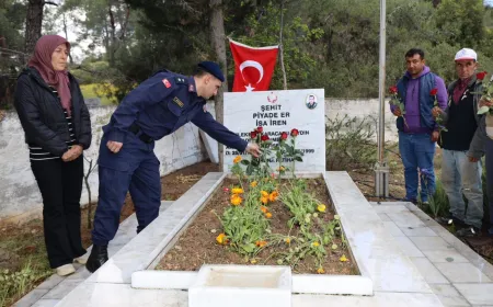 Şehit İsa İren Karacasu’da dualarla anıldı