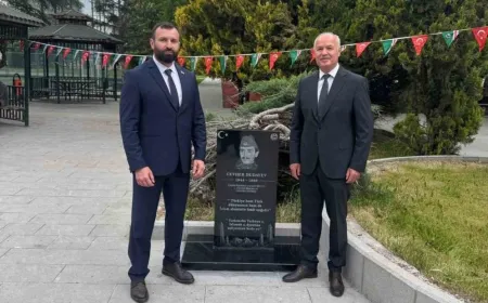 Ankara’da Cahar Dudayev anıtı törenle açıldı