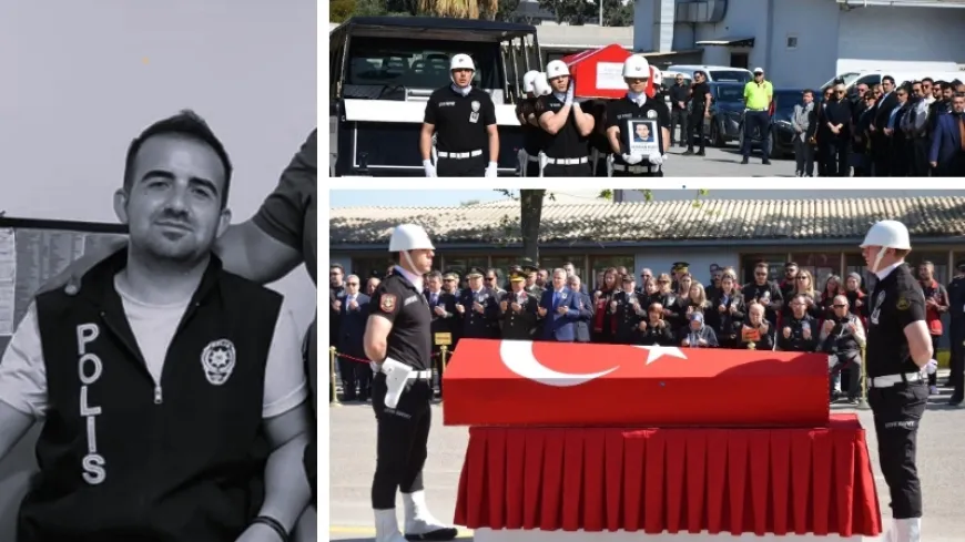 Şehit polis Serkan Hızlı son yolculuğuna uğurlandı