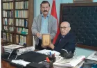Terör Gazisi  Muharrem Şemsek’e Kızılelma’ya Türkler kitabı takdim edildi